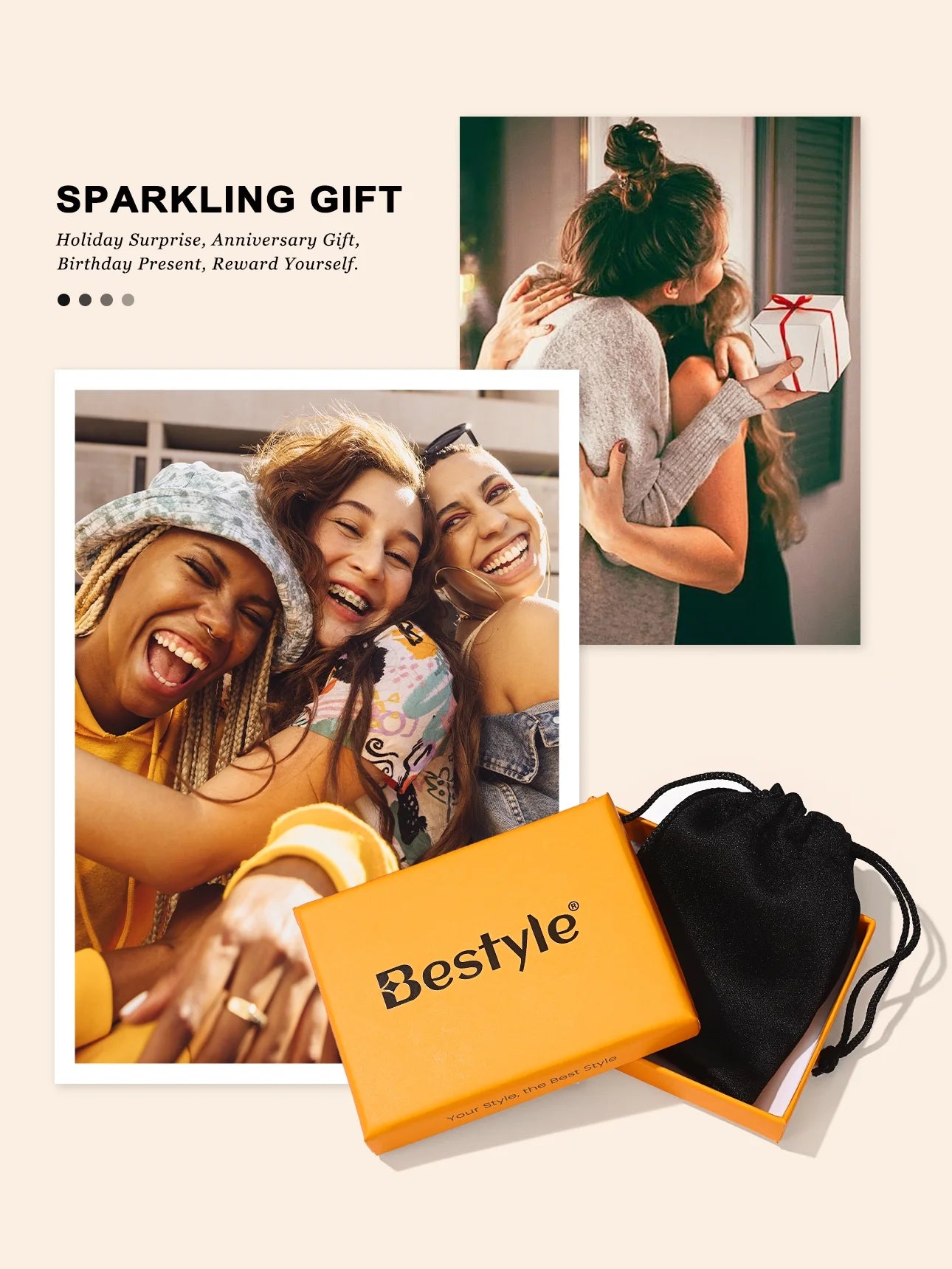 Birthstone Necklace for Women 925 Sterling Silver Necklaces January round Red Garnet Crystal Pendant Necklace Gifts